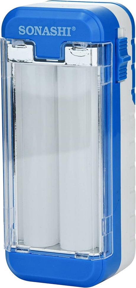 Sonashi SEL-726 Rechargeable Emergency Light | Bright Blue Lantern with Long-Lasting Battery | Portable and Energy Efficient | Ideal for Home and Outdoor Use