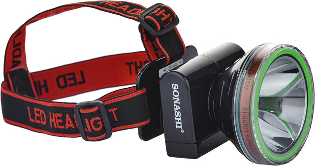 Sonashi SHL-334 3-in-1 Rechargeable Head Light Torch | Long Battery Life | Adjustable Light Angle | Perfect for Camping, Biking & Outdoor Adventures