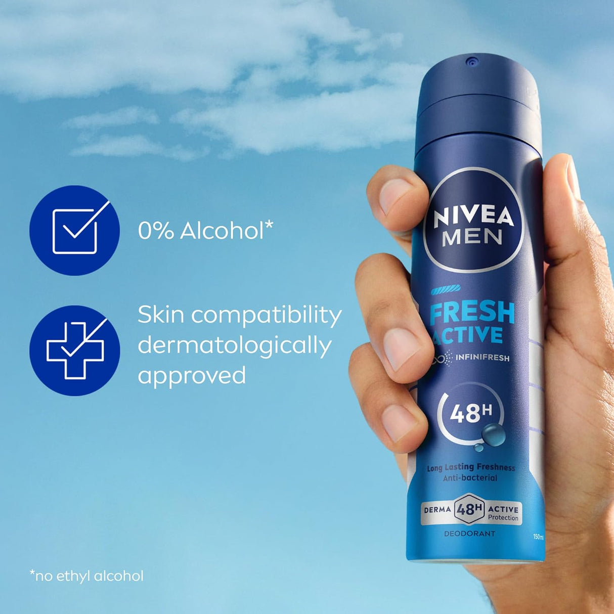 Nivea Men Fresh Active Deodorant Spray 150ml