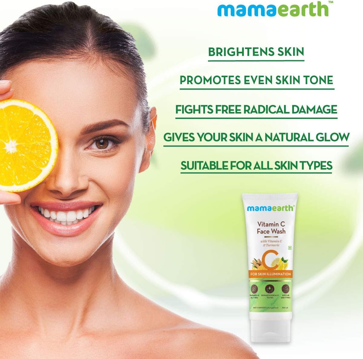 Mamaearth Vitamin C Face Wash 100ml