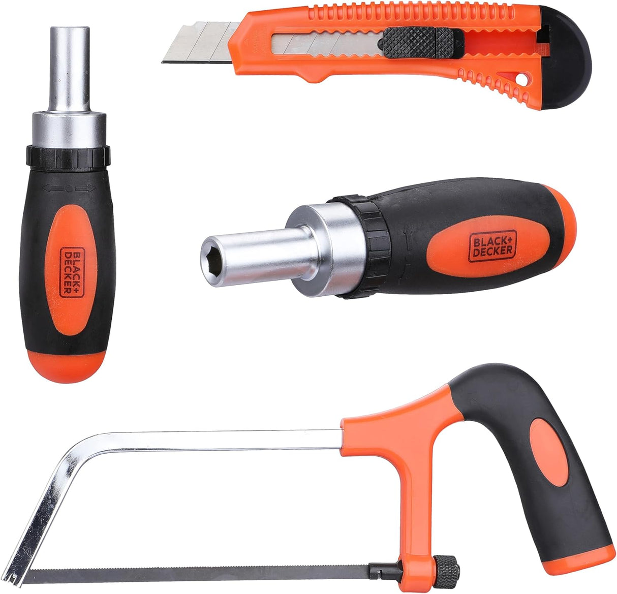 Black & Decker 108 Pieces Hand Tool Kitfor Home & Office Orange/Black BMT108C