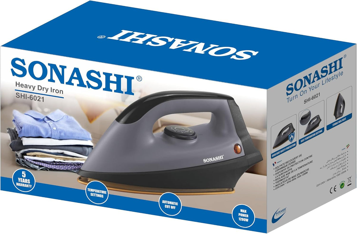 Sonashi Heavy Dry Iron SHI-6021