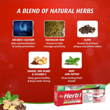 Dabur Herbal Anti-Ageing Natural Red Toothpaste (150g + Toothbrush)