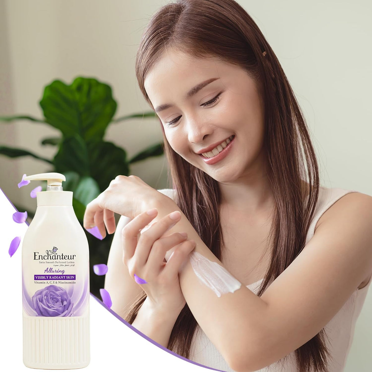 Enchanteur Satin Smooth Perfumed Lotion - Alluring 500ml