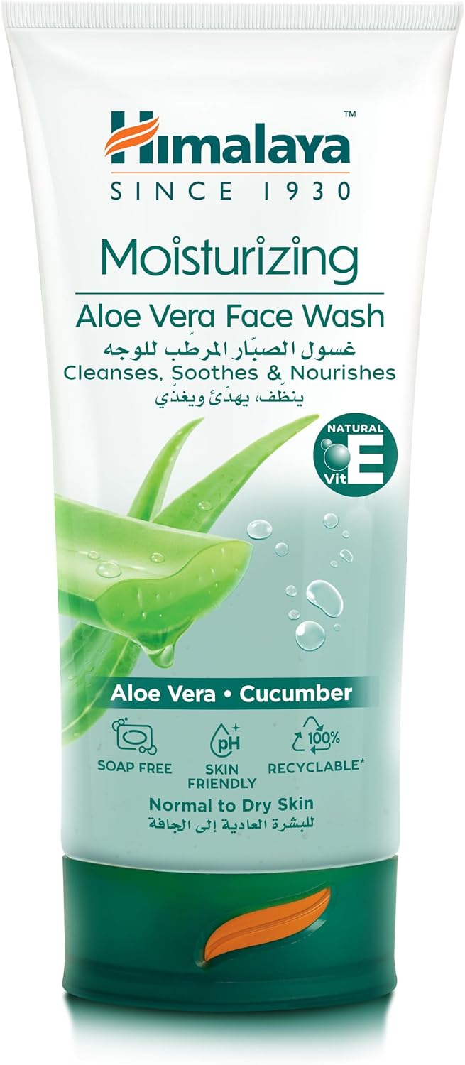 Himalaya Moisturizing Aloe Vera Face Wash with Cucumber 150ml