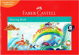 Faber-Castell Creative Art Set – Drawing Book A4 + 12 Colour Pencils + 12 Fibre-Tip Markers + 12 Wax Crayons