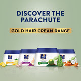 Parachute Gold Damage Repair Hair Cream,Coconut & Cactus, 2 × 140 ml