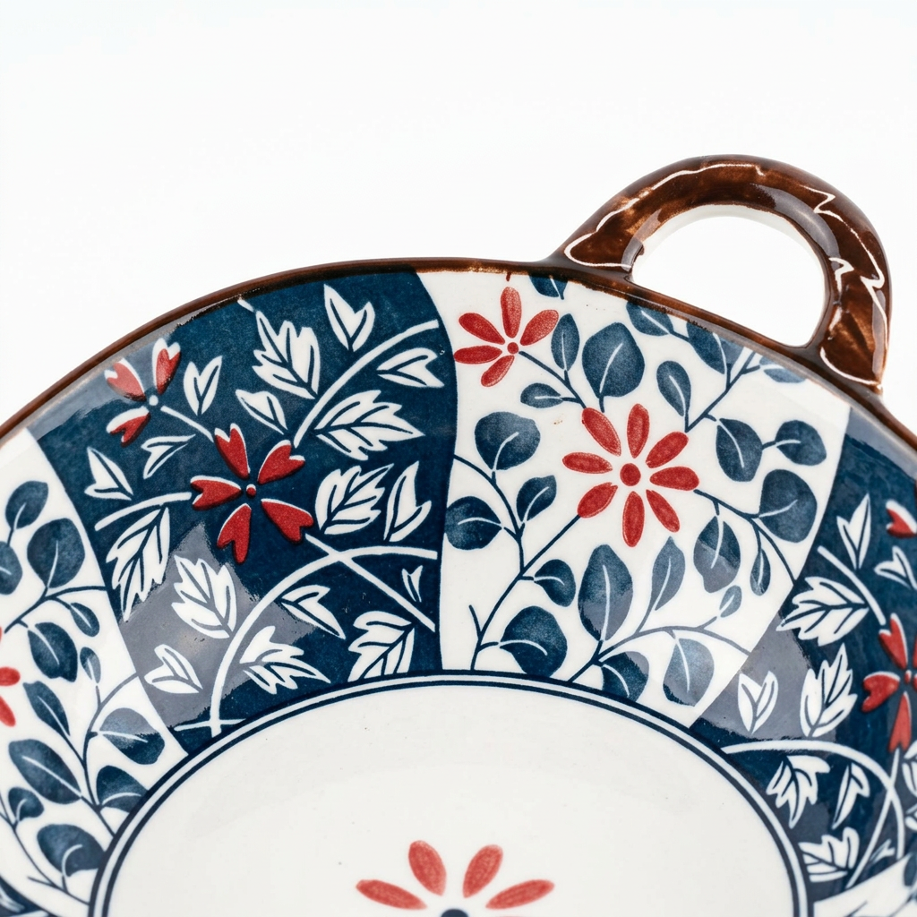 Ceramic Bowl with Handles -18cm