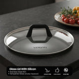 Vogati Shallow Casserole With Lid 28cm, 5.9 Ltr