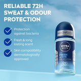 Nivea Men Fresh Active Infinifresh 72H Anti-Bacterial Anti-Perspirant Roll-On – 50ml