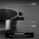 Vogati Casserole With Lid 20cm, 3.1 Ltr