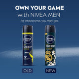 Nivea Men Deep Extreme MaxxTech Deodorant Spray with Black Carbon 150ml