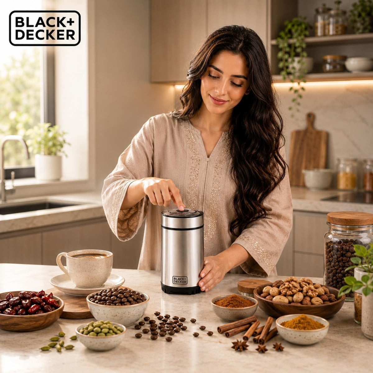 Black & Decker Electric Coffee Bean Grinder, CBM5-B5