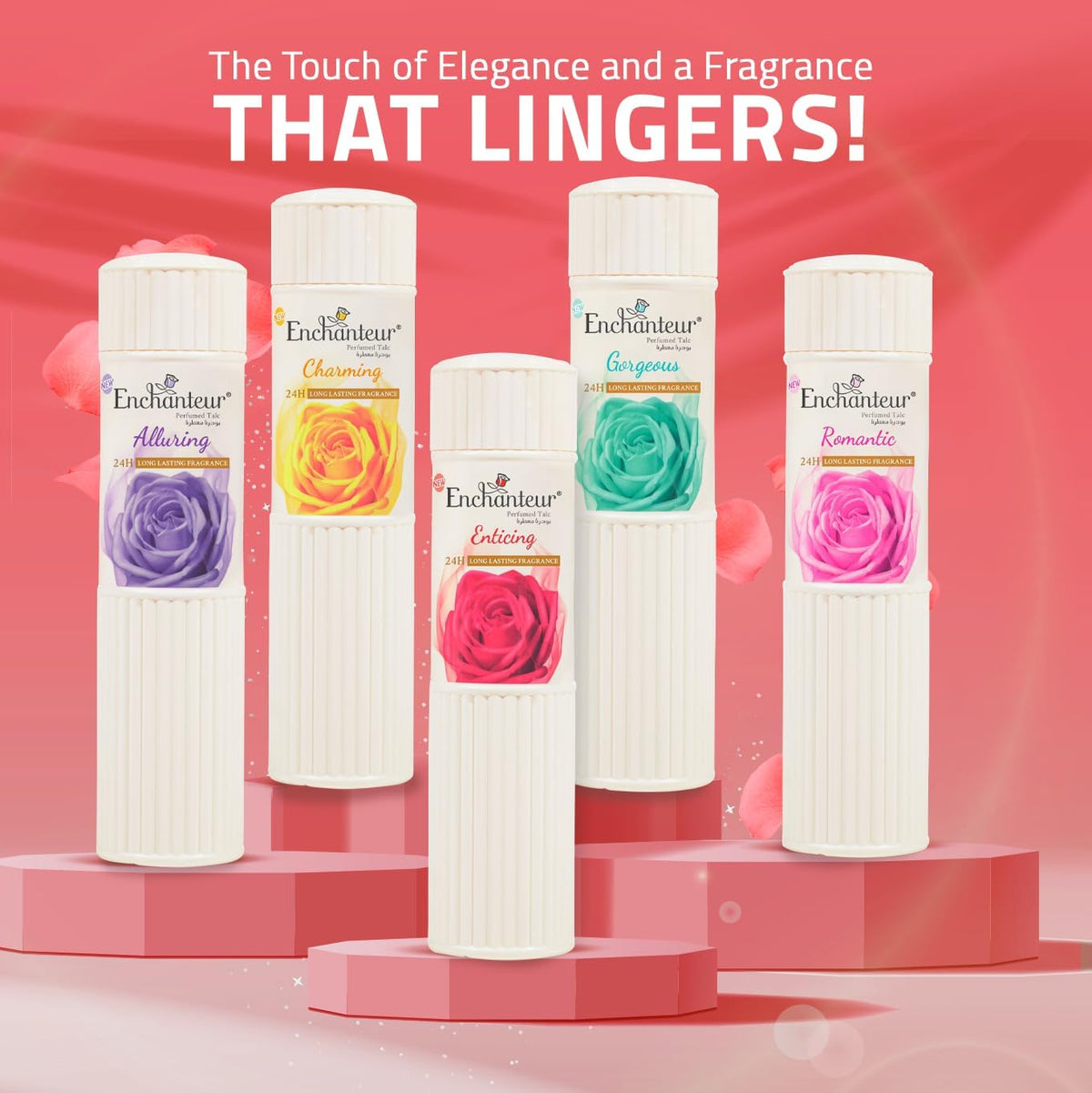 Enchanteur Enticing Talc, Fragrance Powder, 250g