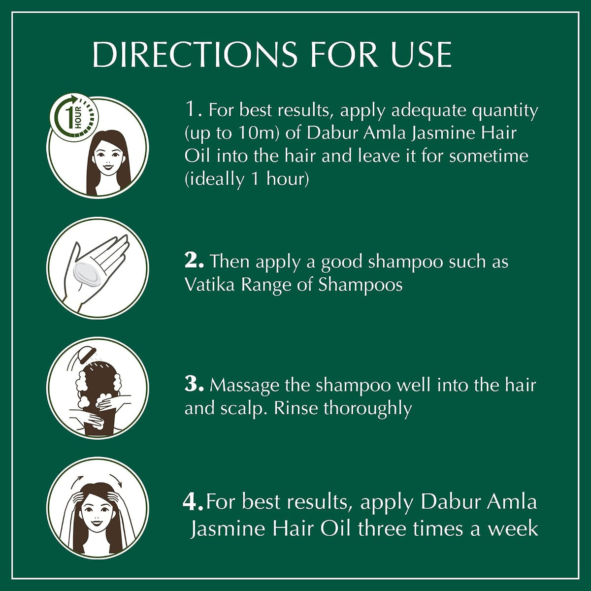 Dabur Amla Jasmine Hair Oil 200ml