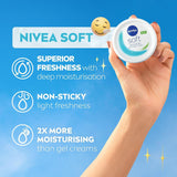 Nivea Soft Moisturising Cream, All-Purpose Day Cream, Jar 300ml