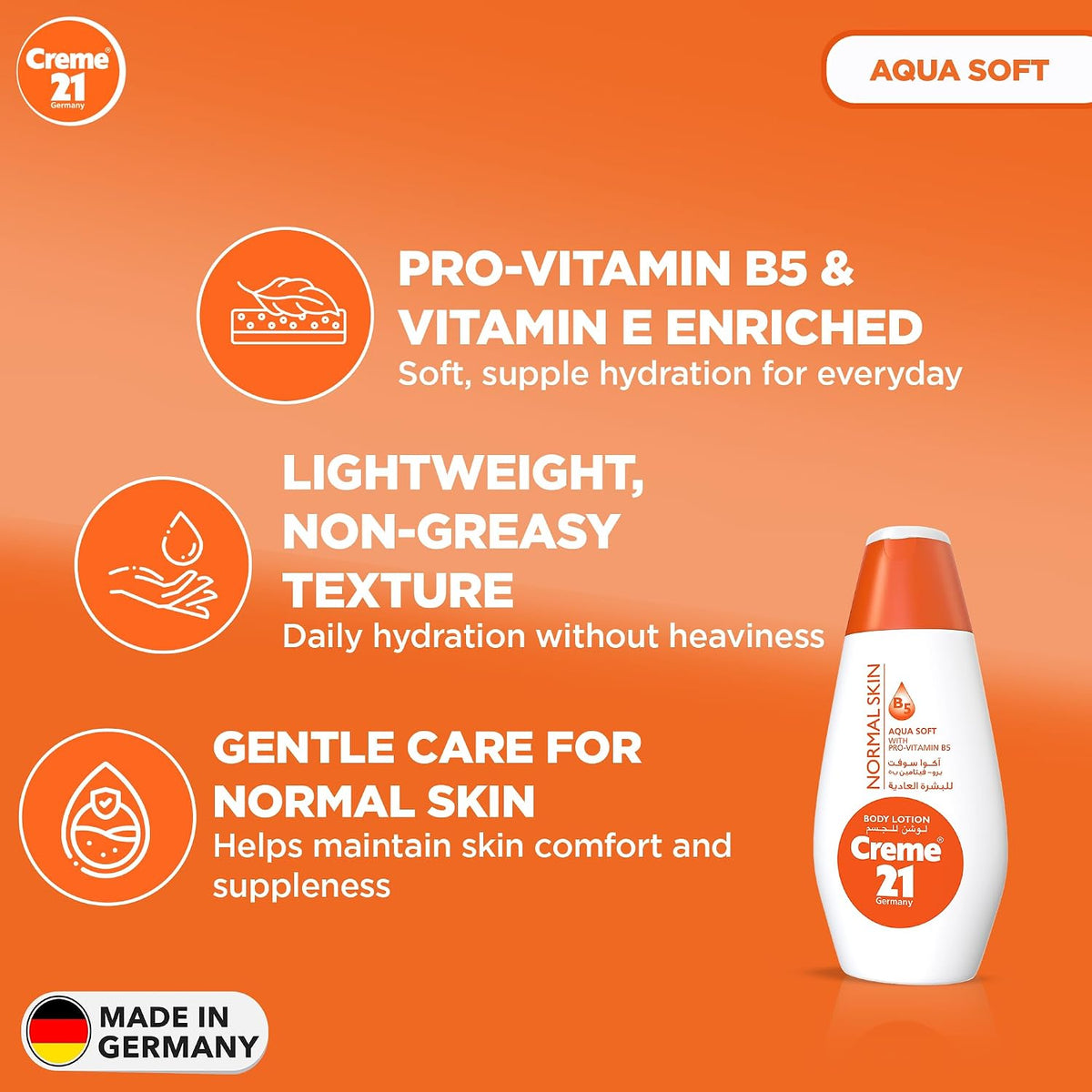 Creme 21 Aqua Soft Lotion – 400ml