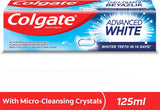 Colgate Advanced White Fluoride Toothpaste, 125 ml