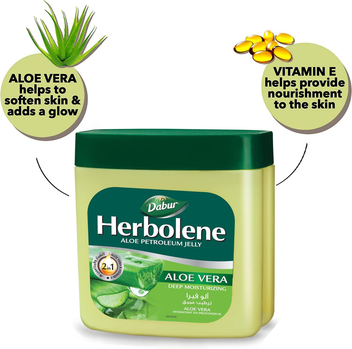 Dabur Herbolene Aloe Petroleum Jelly 540ml