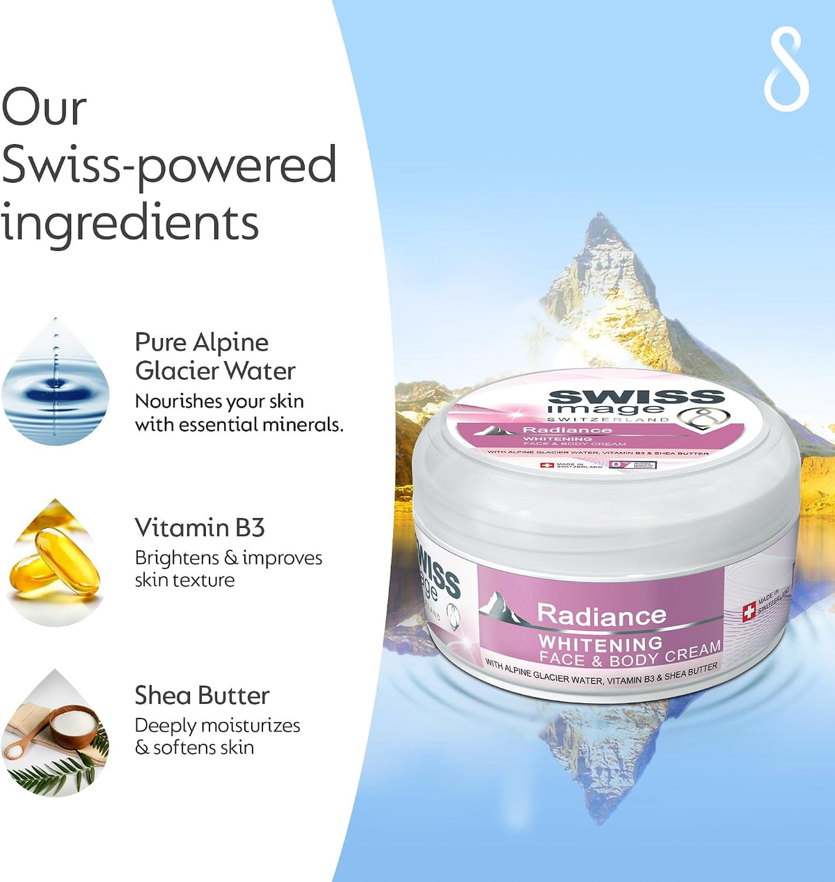 Swiss Image Radiance Face & Body Cream 200ml