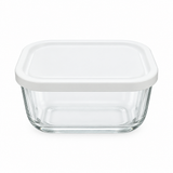 Igloo Glass Food Container with White Lid - 13cm