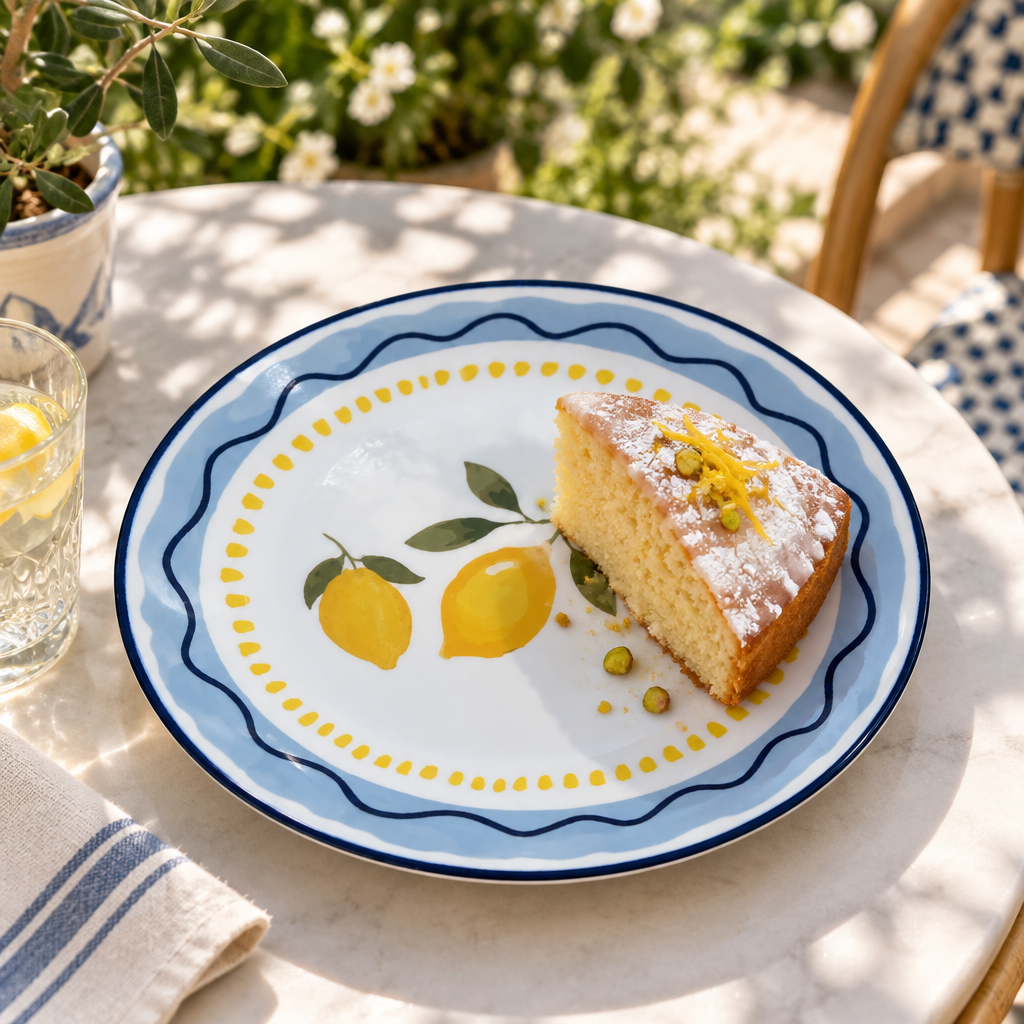 Luhpar Ceramic Dessert Plate - 19.5cm