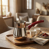 Hascevher Stainless Steel Coffee Warmer Silver - 330ml