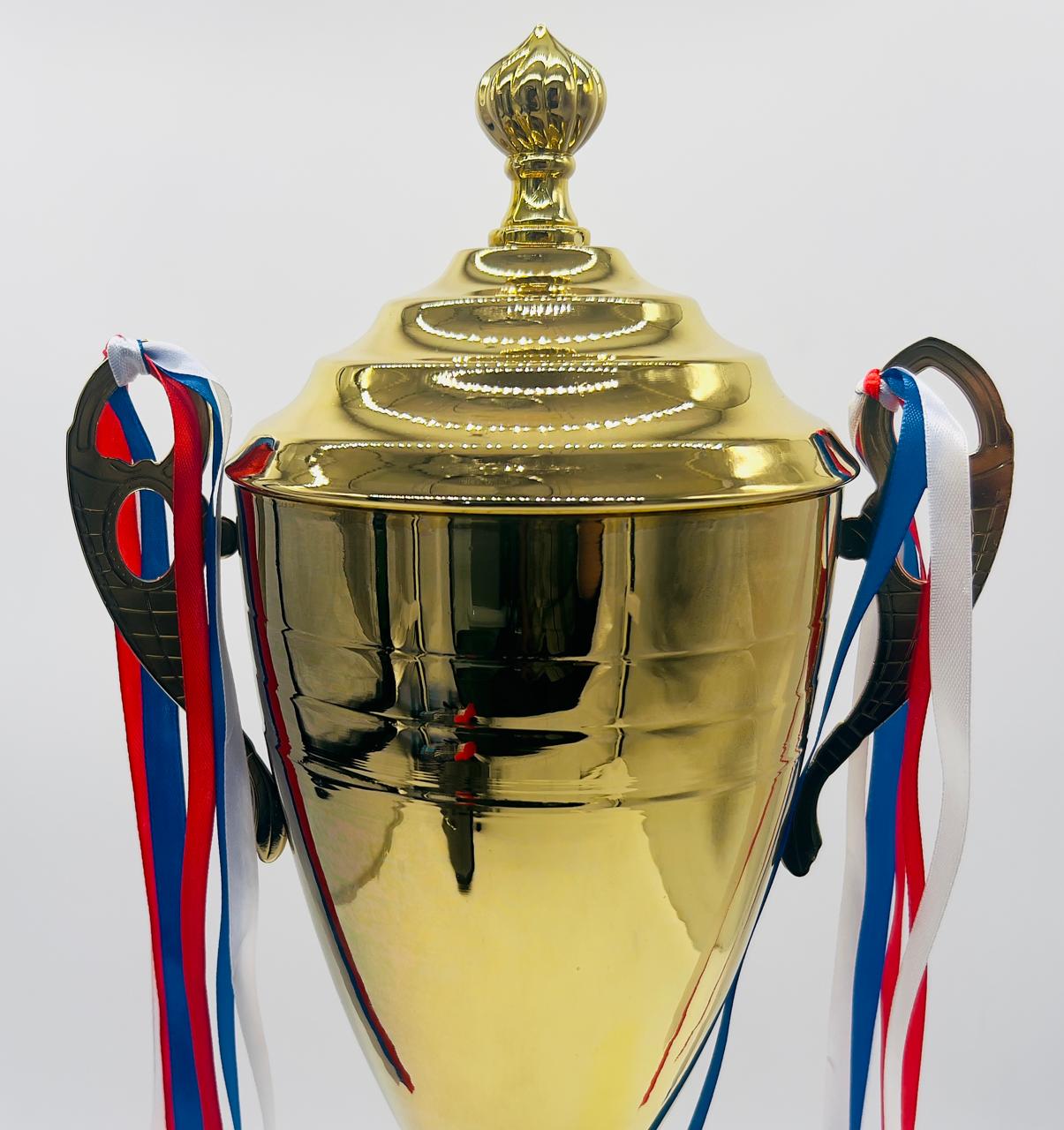 AKDC 54cm Gold Trophy Cup for Sports Tournaments and Competitions, Metal Award with Plastic Base, Perfect for Game Events
