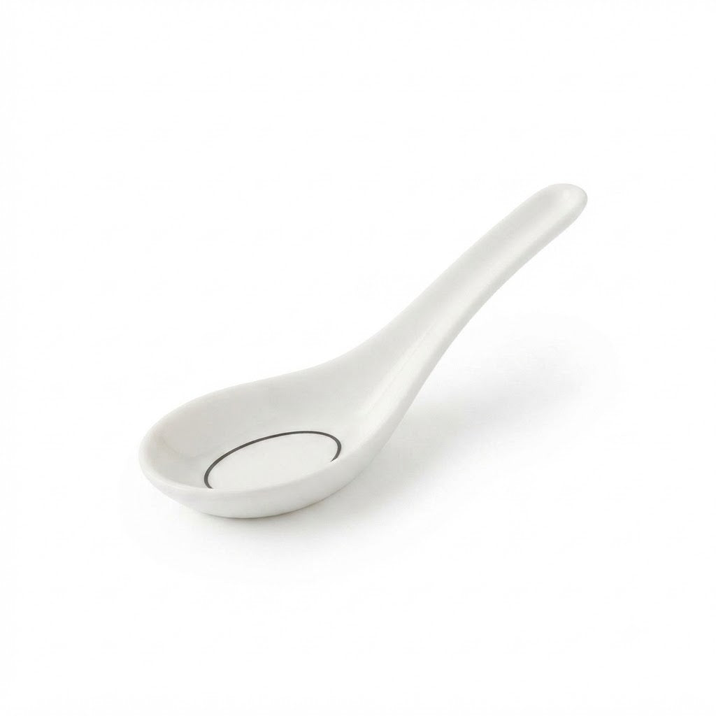 4Ever Melamine Spoon – White – 13 cm