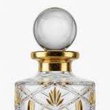 Glass Perfume Bottle with Gold Accents - 300ml