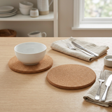 Round Cork Hotpot Holder 2 Piece Set - 16×16cm