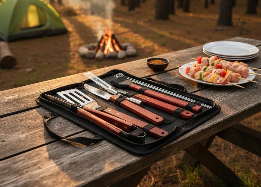 Fei Xiong Eagle 11pc Barbecue Tool Set