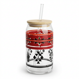 Yuniverse Glass Jar with Lid & Straw - 550ml