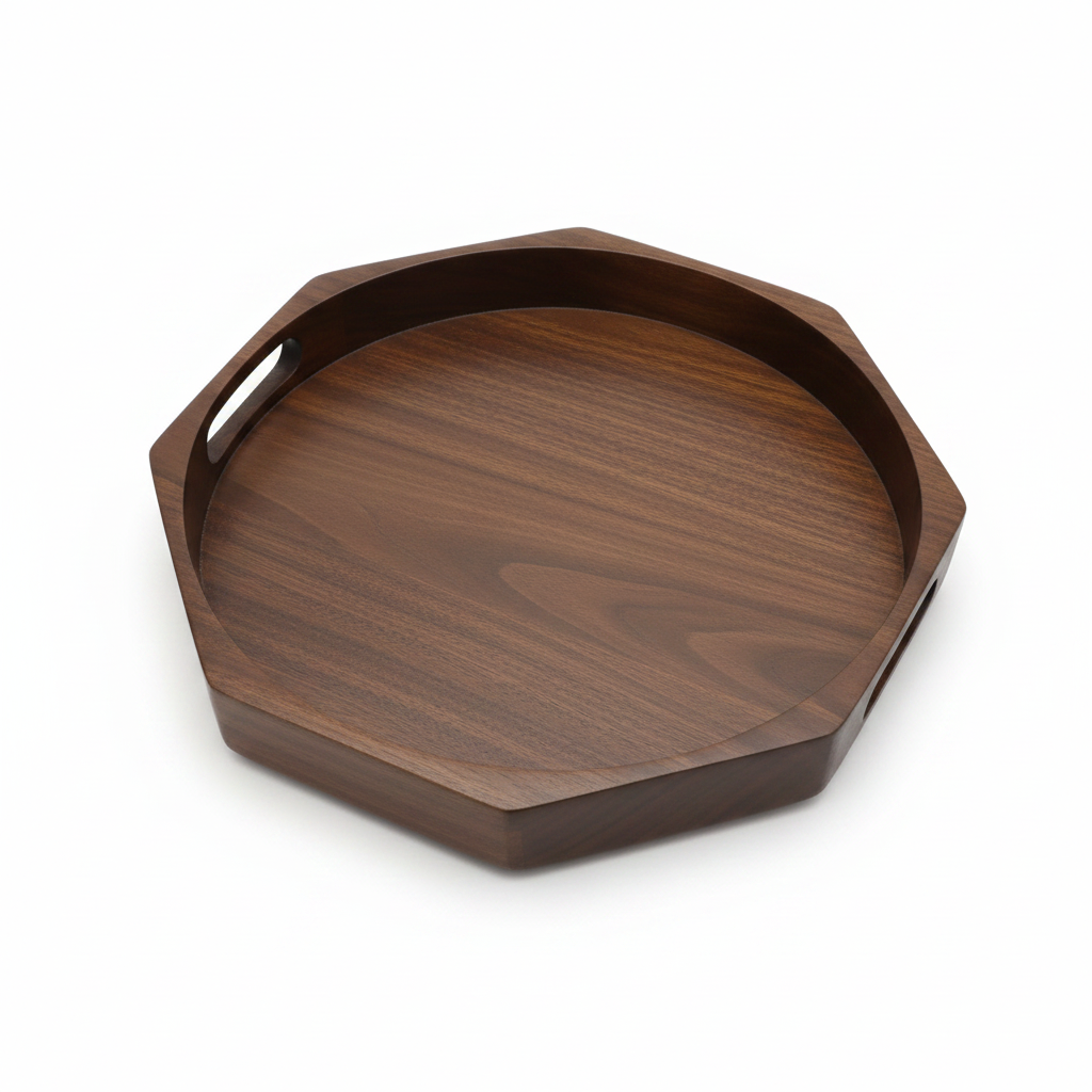 Luhpar Wooden Serving Tray - 38cm