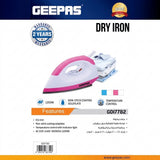 Geepas Dry Iron GDI7782 Pink