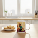 Festivel Cartoon Print Ceramic Mug White - 300ml