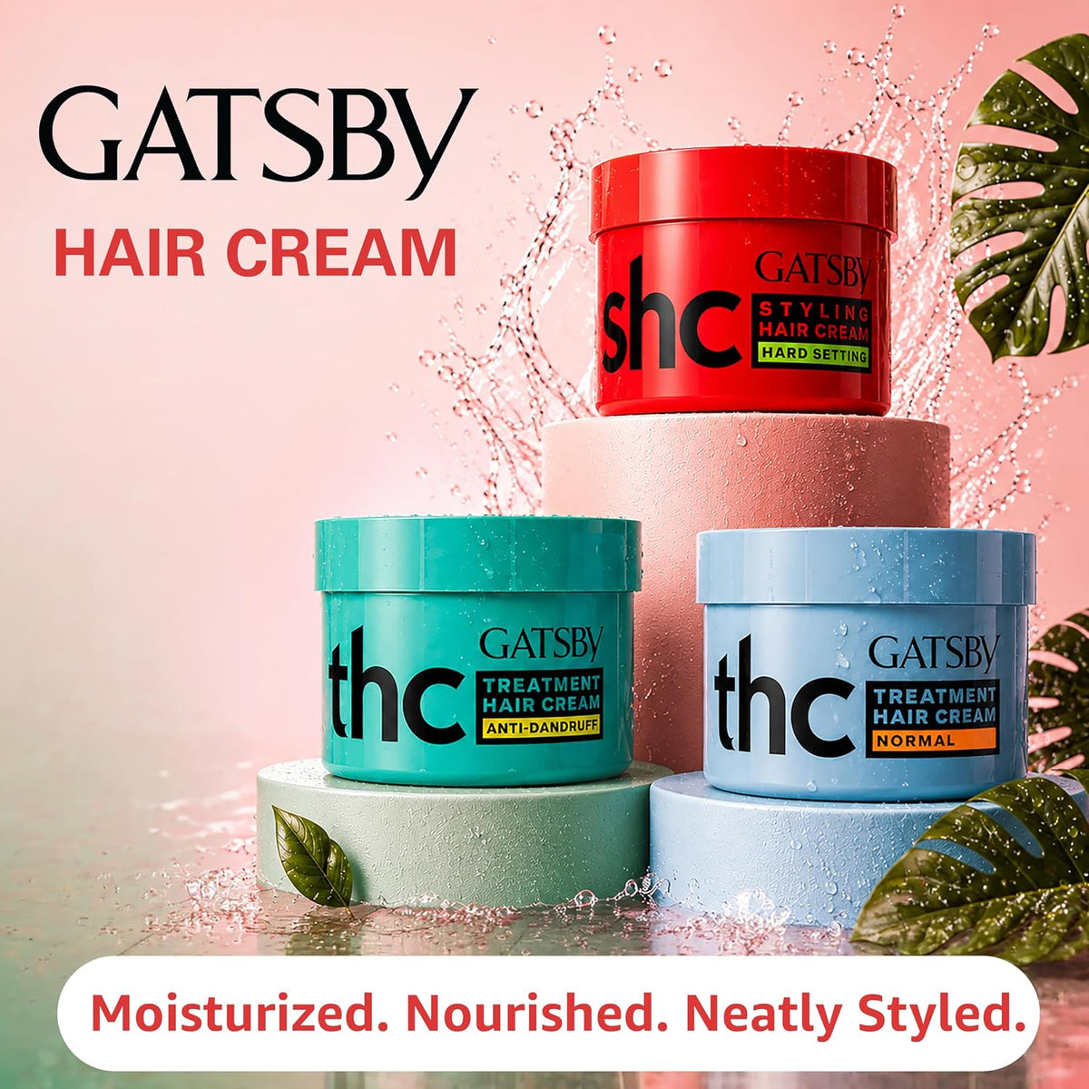 Gatsby Styling Hard Setting Hair Cream 125gm