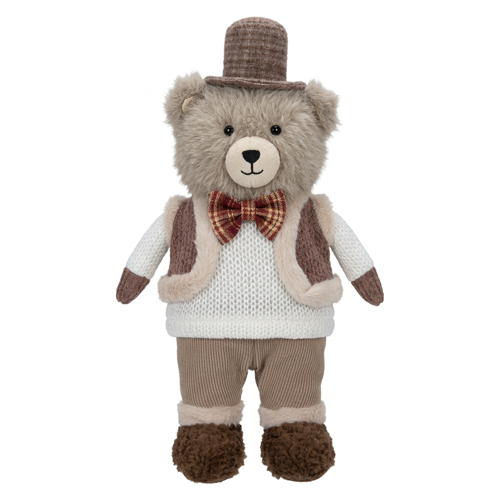 Christmas Decoration Teddy Bear - 30cm