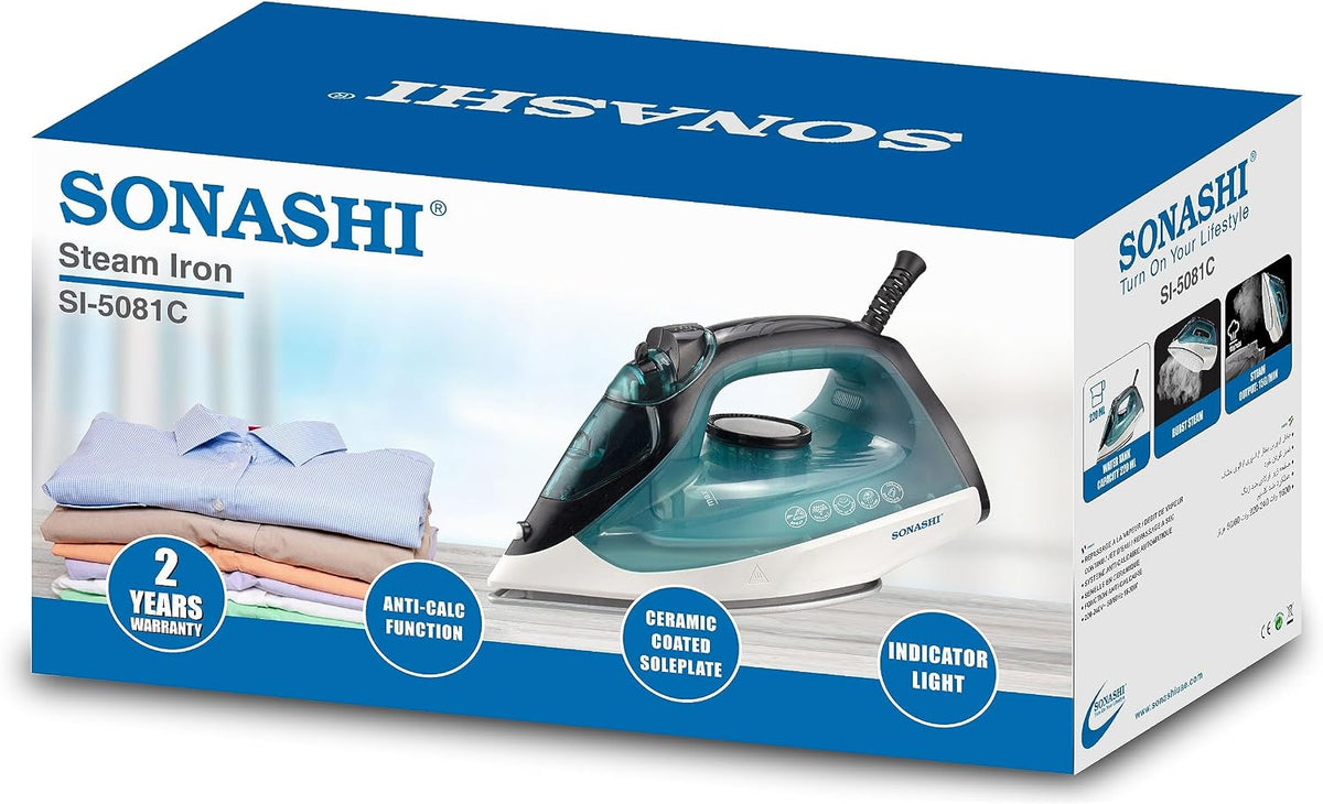 مكواة بخار سوناشي 1800 واط SI-5081C