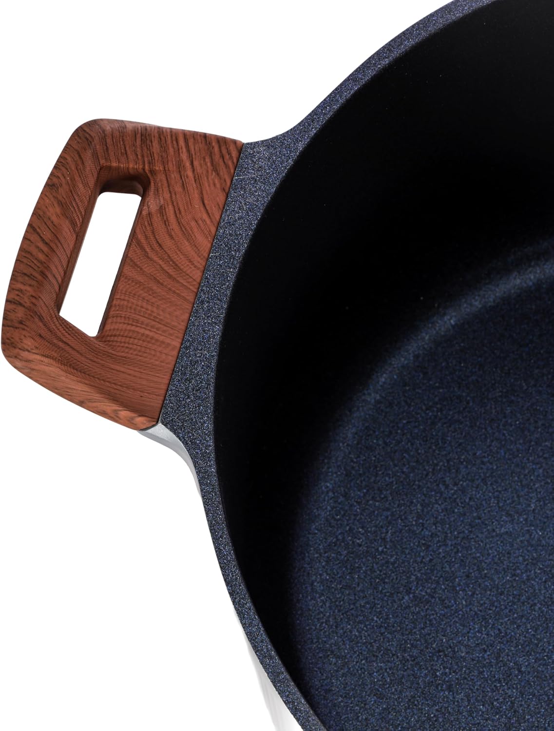 Royalford Mr. Chef 9-Piece Marble-Coated Die-Cast Aluminium Cookware Set – Grey, RF13259
