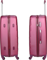 Senator A207 20-Inch Lightweight ABS Hard Shell Check-In Luggage with 4 Spinner Wheels – Burgundy