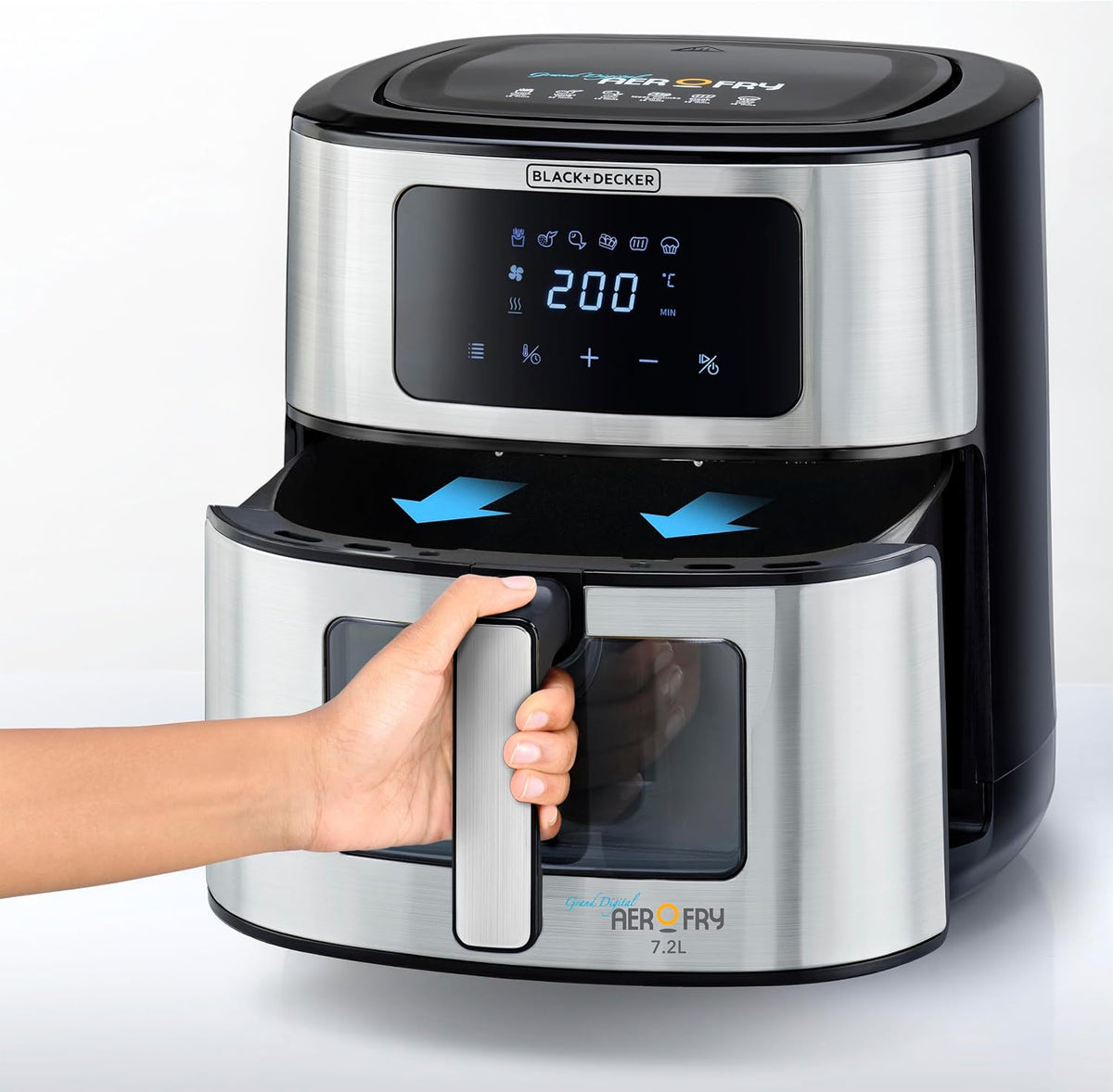 Black & Decker Digital Air Fryer, 7.2L, AF7200-B5