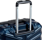 Eminent KK30 24-Inch TPO Ultra-Light Fashion Checked Luggage with Safe Zipper, TSA Lock & Double Spinner Wheels – DK Navy