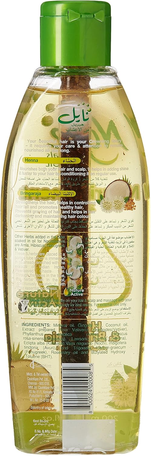Nyle Henna and Bringaraja Hair Oil 200ml