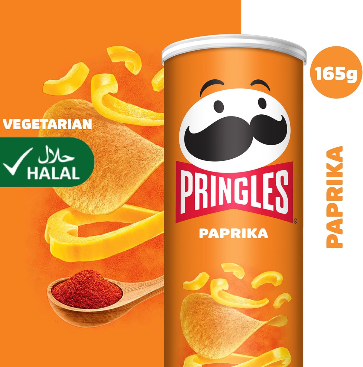 Pringles Paprika Flavour - Potato Chips - 165gm