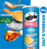 Pringles Salt & Vinegar Flavour - Potato Chips - 165gm