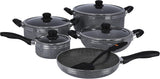Delcasa 10-Piece Non-Stick Granite Coated Cookware Set - DC1889
