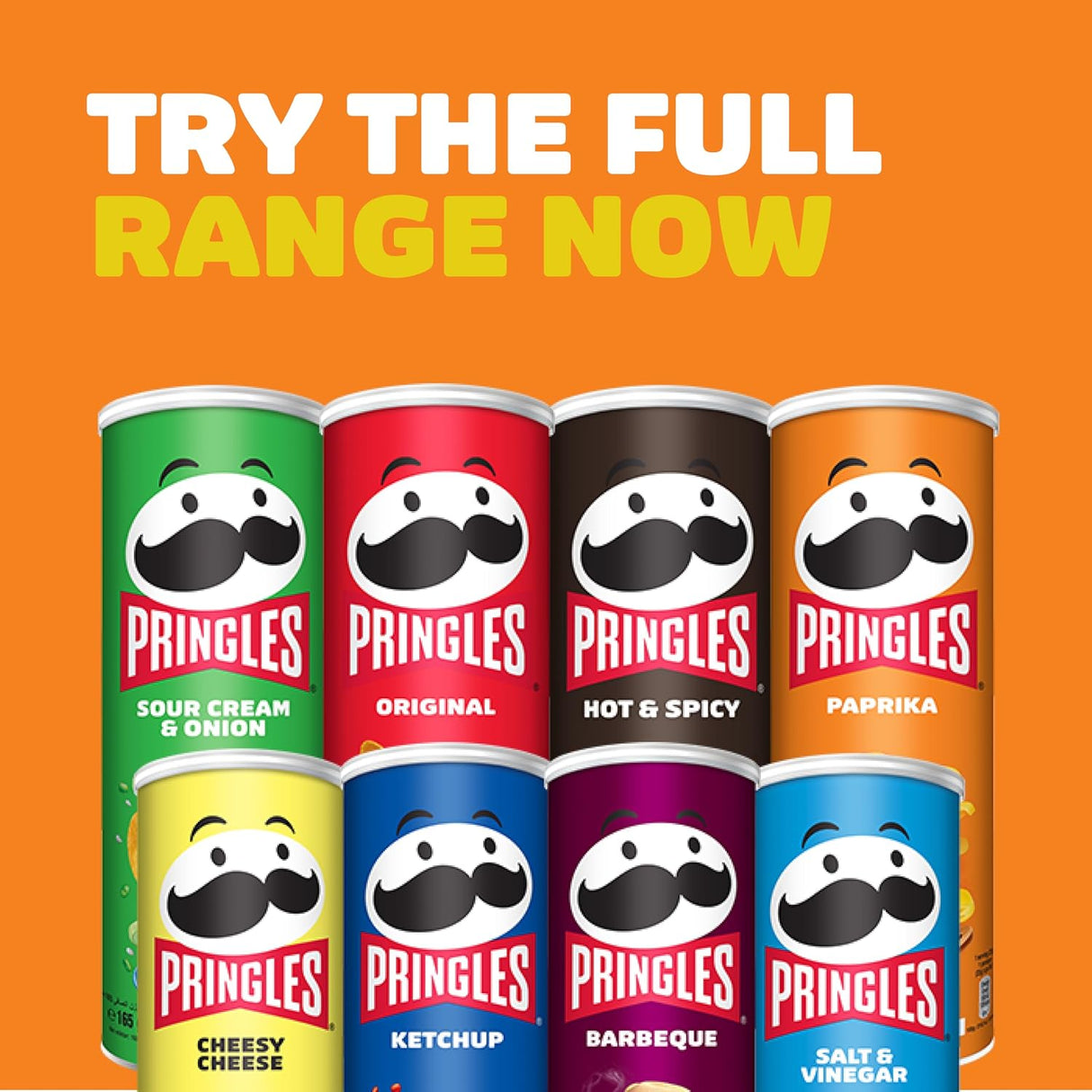 Pringles Paprika Flavour - Potato Chips - 165gm