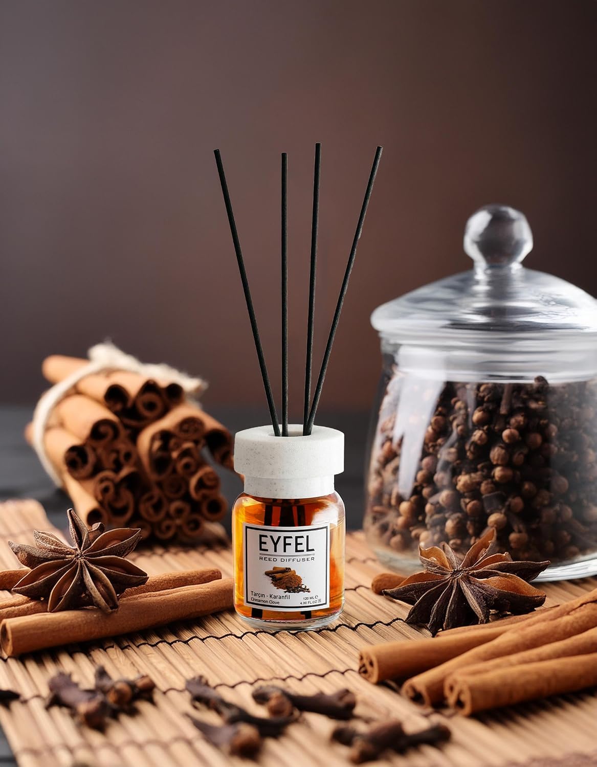 Eyfel Reed Diffuser- Cinnamon & Clove 120ml