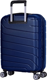 Eminent KH91 Voyager 20-Inch Makrolon Hard Case Lightweight Cabin Luggage with Double Spinner Wheels & TSA Lock – Star Blue